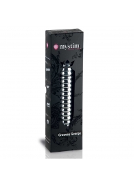 Рельефный фаллос для интенсивного электросекса Groovey George - 20 см. - MyStim - купить с доставкой в Ярославле