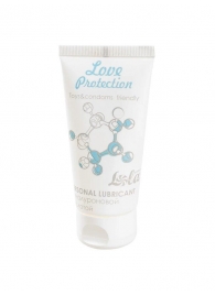 Увлажняющий лубрикант на водной основе Love Protection - 50 мл. - Lola Games - купить с доставкой в Ярославле