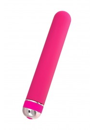 Розовый нереалистичный вибратор Mastick - 18 см. - A-toys