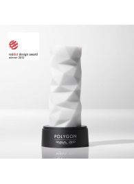 Белый 3D мастурбатор POLYGON - Tenga - в Ярославле купить с доставкой