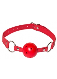 Красный кляп-шарик Firecracker - Lola Games - купить с доставкой в Ярославле