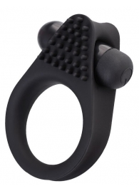 Черное эрекционное виброкольцо Brid с шипиками - A-toys - в Ярославле купить с доставкой