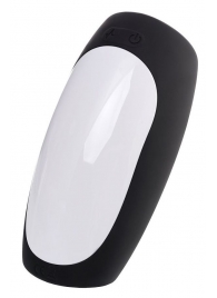 Черно-белый перезаряжаемый мастурбатор Erotist Hailstorm - Erotist Adult Toys - в Ярославле купить с доставкой