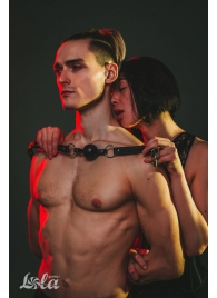 Черный кляп Love Addict на замочке - Lola Games - купить с доставкой в Ярославле