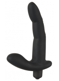 Черный вибромассажер простаты Naughty Finger Prostate Vibe - 13,8 см. - Orion - в Ярославле купить с доставкой