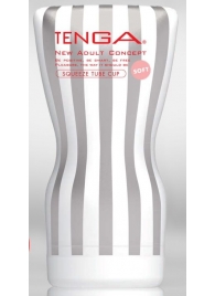 Мастурбатор TENGA Squeeze Tube Cup Soft - Tenga - в Ярославле купить с доставкой