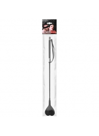 Черный стек с наконечником-сердечком - 54 см. - Notabu - купить с доставкой в Ярославле