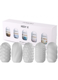 Набор из 5 мастурбаторов Hedy X5 Mixed - Svakom - в Ярославле купить с доставкой