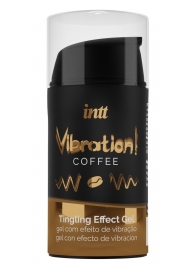 Жидкий интимный гель с эффектом вибрации Vibration! Coffee - 15 мл. - INTT - купить с доставкой в Ярославле
