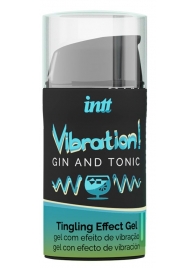 Жидкий интимный гель с эффектом вибрации Vibration! Gin   Tonic - 15 мл. - INTT - купить с доставкой в Ярославле