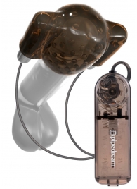 Дымчатый вибростимулятор головки пениса Dual Vibrating Head Teaser - Pipedream - в Ярославле купить с доставкой