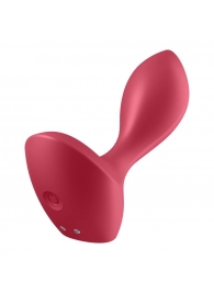 Красный вибромассажёр простаты Satisfyer Backdoor Lover - 14 см. - Satisfyer - в Ярославле купить с доставкой