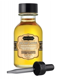 Масло для ласк с ароматом ванили Oil of Love Vanilla Creme - 22 мл. - Kama Sutra - купить с доставкой в Ярославле