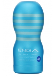 Мастурбатор с охлаждающей смазкой TENGA Original Vacuum Cup Cool - Tenga - в Ярославле купить с доставкой