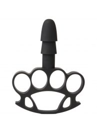 Кастет с штырьком для насадок Vac-U-Lock Knuckle Up - Doc Johnson - купить с доставкой в Ярославле