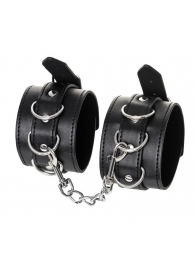 Черные оковы Anonymo из искусственной кожи - ToyFa - купить с доставкой в Ярославле