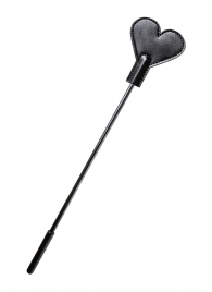 Черный стек со шлепком в форме сердца Anonymo - 35 см. - ToyFa - купить с доставкой в Ярославле