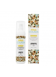Разогревающее массажное масло с ароматом пина колада Gourmet Pina Colada - 50 мл. - Exsens - купить с доставкой в Ярославле