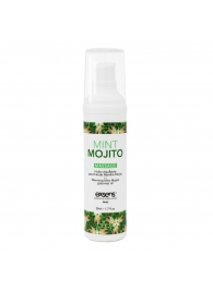 Разогревающее массажное масло с ароматом мохито Gourmet Mint Mojito - 50 мл. - Exsens - купить с доставкой в Ярославле