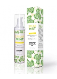 Разогревающее массажное масло Gourmet Spearmint Organic с органическими ингредиентами - 50 мл. - Exsens - купить с доставкой в Ярославле