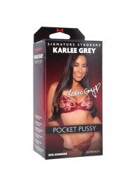 Мастурбатор-вагина Karlee Grey ULTRASKYN Pocket Pussy - Doc Johnson - в Ярославле купить с доставкой