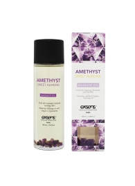 Органическое массажное масло AMETHYST SWEET ALMOND - 100 мл. - Exsens - купить с доставкой в Ярославле