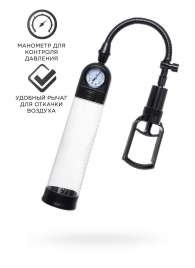 Прозрачная механическая помпа Helmer с манометром - Sexus - в Ярославле купить с доставкой