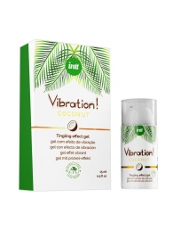 Возбуждающий гель с ароматом кокоса Vibration Coconut - 15 мл. - INTT - купить с доставкой в Ярославле