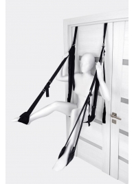 Черные секс-качели на дверь Anonymo №0505 - ToyFa - купить с доставкой в Ярославле