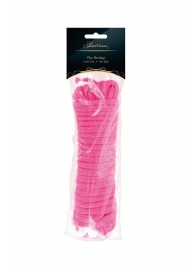 Розовая веревка для связывания Sweet Caress Rope - 10 метров - Sweet Caress - купить с доставкой в Ярославле