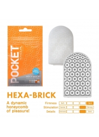 Карманный мастурбатор HEXA-BRICK - Tenga - в Ярославле купить с доставкой