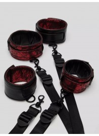 Изысканный набор фиксаций на кровати Reversible Under Mattress Restraint Set - Fifty Shades of Grey - купить с доставкой в Ярославле