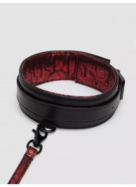 Стильный ошейник с поводком Reversible Faux Leather Collar and Lead - Fifty Shades of Grey - купить с доставкой в Ярославле