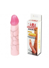 Удлиняющая насадка на пенис Deep Love - 21,5 см. - Baile - в Ярославле купить с доставкой