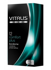 Контурные презервативы VITALIS PREMIUM comfort plus - 12 шт. - Vitalis - купить с доставкой в Ярославле