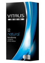 Классические презервативы VITALIS PREMIUM natural - 12 шт. - Vitalis - купить с доставкой в Ярославле