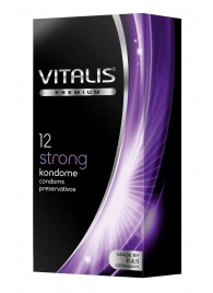 Презервативы с утолщённой стенкой VITALIS PREMIUM strong - 12 шт. - Vitalis - купить с доставкой в Ярославле