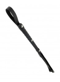 Чёрная плетка Deluxe Cat O  Nine - 62 см. - Pipedream - купить с доставкой в Ярославле