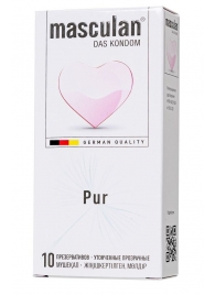 Супертонкие презервативы Masculan Pur - 10 шт. - Masculan - купить с доставкой в Ярославле