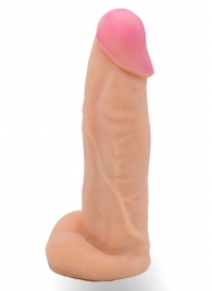 Телесная насадка на Harness с коннектором в ламинате - 20 см. - LOVETOY (А-Полимер) - купить с доставкой в Ярославле