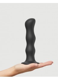 Черная насадка Strap-On-Me Dildo Geisha Balls size XL - Strap-on-me - купить с доставкой в Ярославле