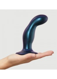 Темно-синяя насадка Strap-On-Me Dildo Plug Snaky size M - Strap-on-me - купить с доставкой в Ярославле