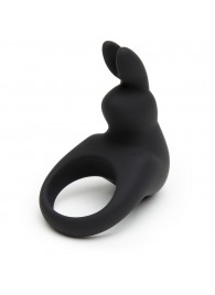 Черное эрекционное виброкольцо Happy Rabbit Rechargeable Rabbit Cock Ring - Happy Rabbit - в Ярославле купить с доставкой