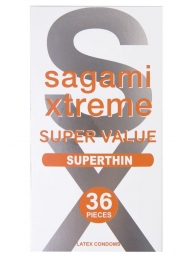 Ультратонкие презервативы Sagami Xtreme Superthin - 36 шт. - Sagami - купить с доставкой в Ярославле