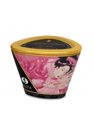 Массажная свеча Rose Petals с ароматом розы - 170 мл. - Shunga - купить с доставкой в Ярославле