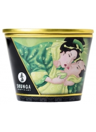 Массажная свеча Exotic Green Tea с ароматом зелёного чая - 170 мл. - Shunga - купить с доставкой в Ярославле