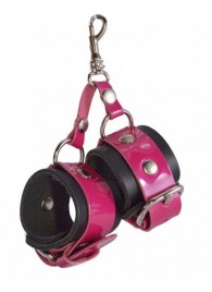 Розово-черный брелок  Наручники - Sitabella - купить с доставкой в Ярославле