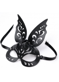 Черная ажурная маска  Зайка  с ушками - Crazy Handmade - купить с доставкой в Ярославле