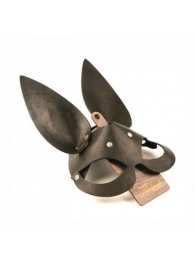 Черная гладкая маска  Зайка  с длинными ушками - Crazy Handmade - купить с доставкой в Ярославле