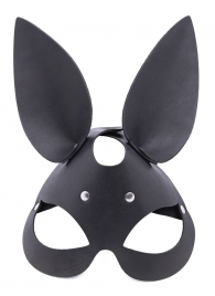 Черная гладкая маска  Зайка  с длинными ушками - Crazy Handmade - купить с доставкой в Ярославле